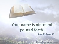 Song of Solomon 1:3